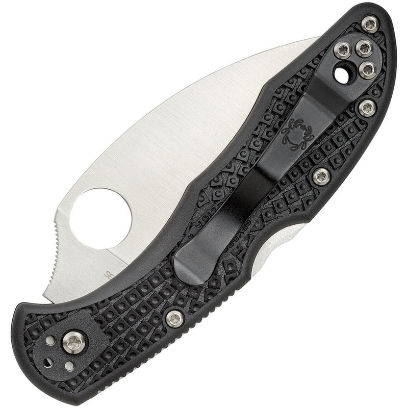 Spyderco Delica Wharncliffe Plain C11FPWCBK