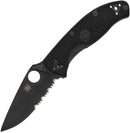 Spyderco Tenacious LW Half Serrated C122PSBBK