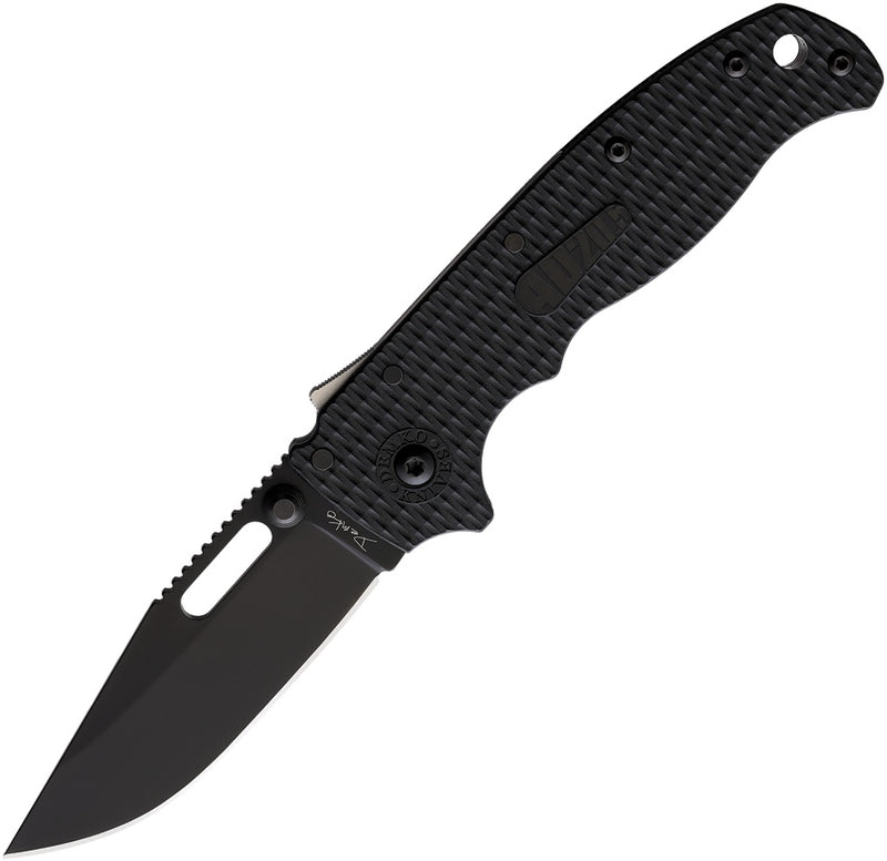 Demko AD20.5 Black Clip Point DLC