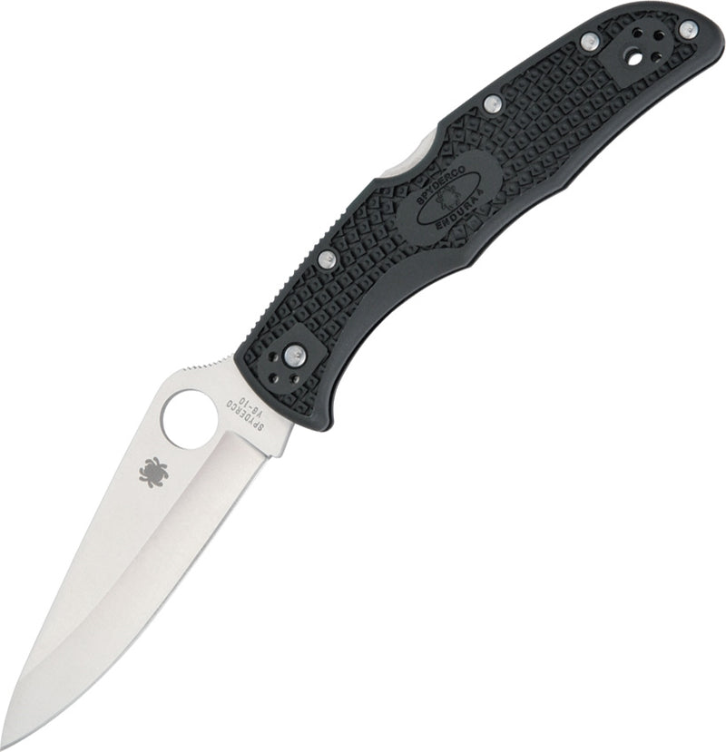 Spyderco Endura Black Sabre Grind C10PBK