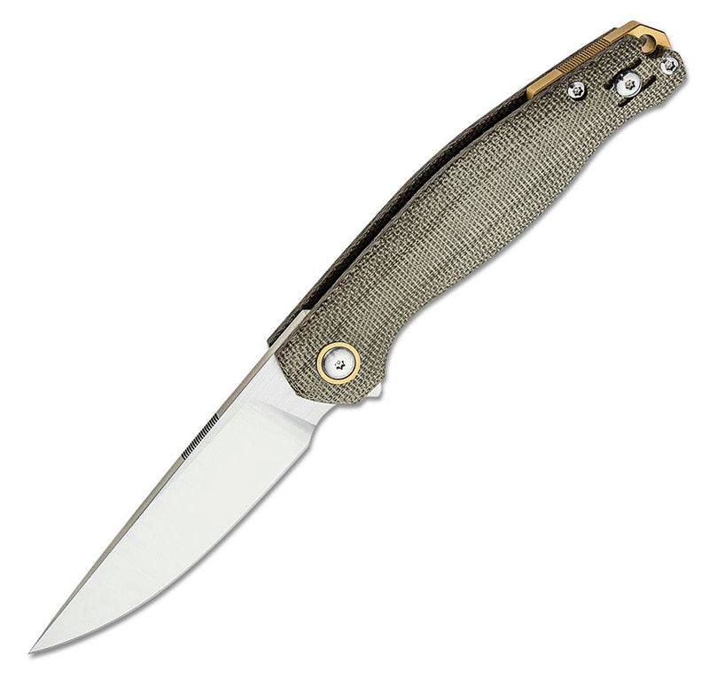 GiantMouse Ace Sonoma V2 - Green Canvas Micarta