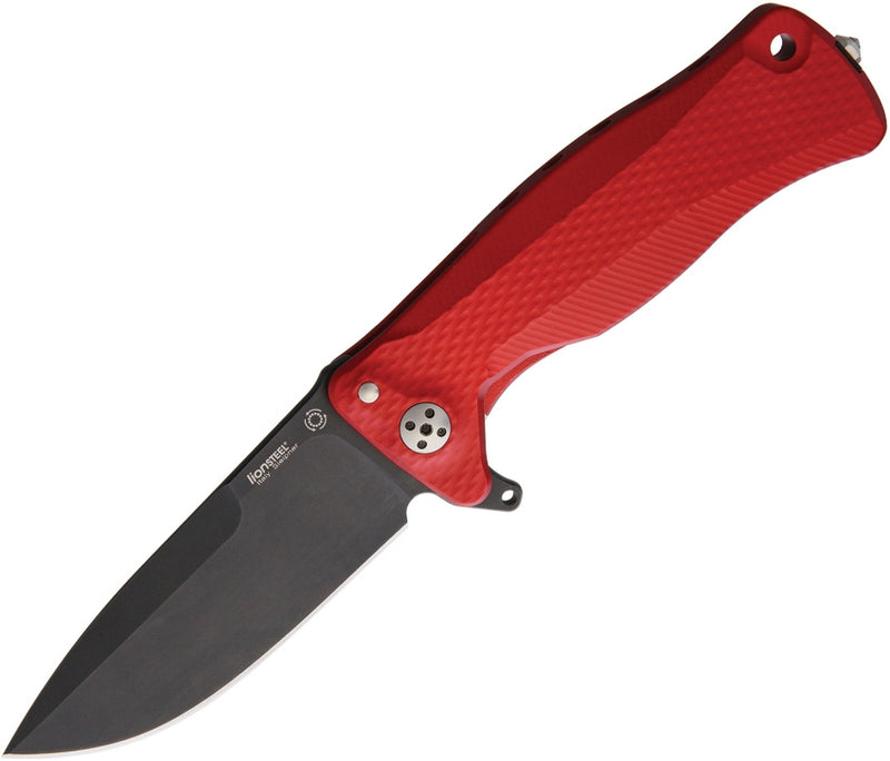 Lionsteel Black Red Framelock SR11ARB