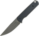 Ferrum Forge Lackey Fixed Blade Black