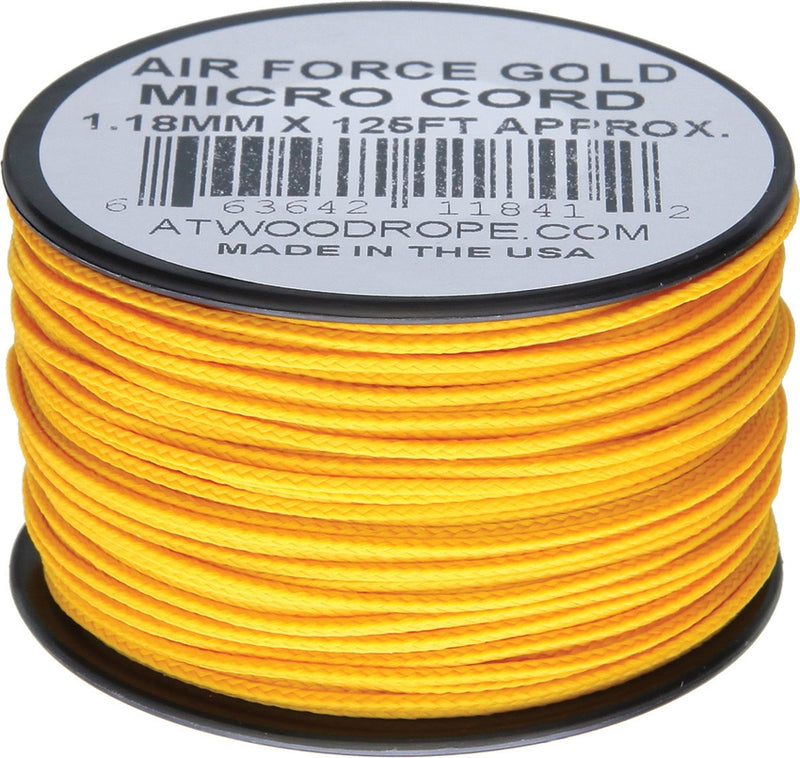 Atwood Micro Cord 125ft Air Force Gold