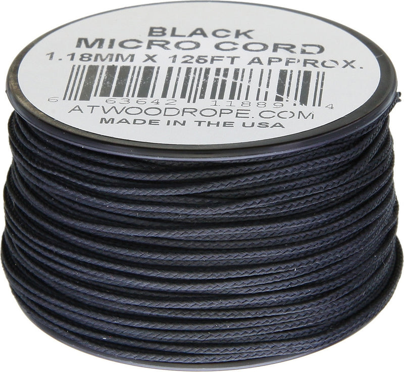 Atwood Micro Cord 125ft Black