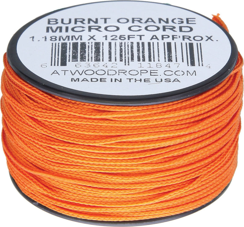 Atwood Micro Cord 125ft Burnt Orange