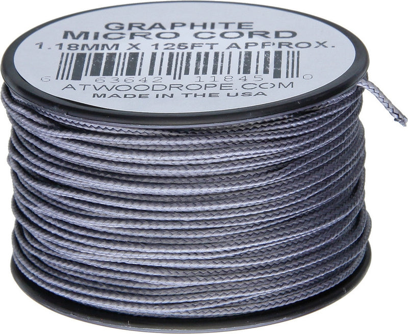 Atwood Micro Cord 125ft Graphite