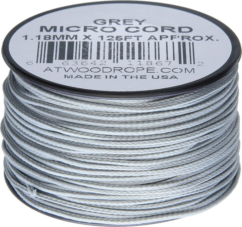 Atwood Micro Cord 125ft Gray