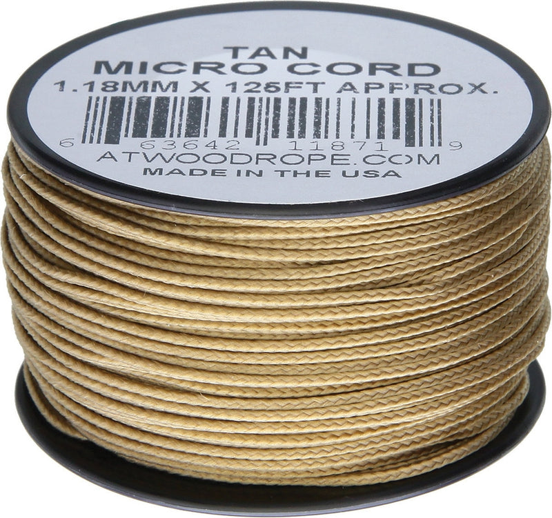 Atwood Micro Cord 125ft Tan