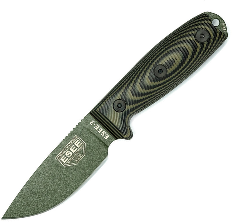 Esee Model 3 3D Fixed Blade OD 3PMOD-003