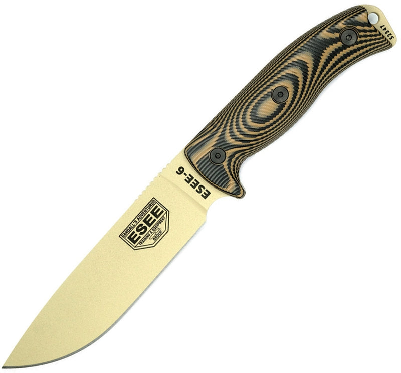 Esee Model 6 Fixed Blade Tan 6PDT-005