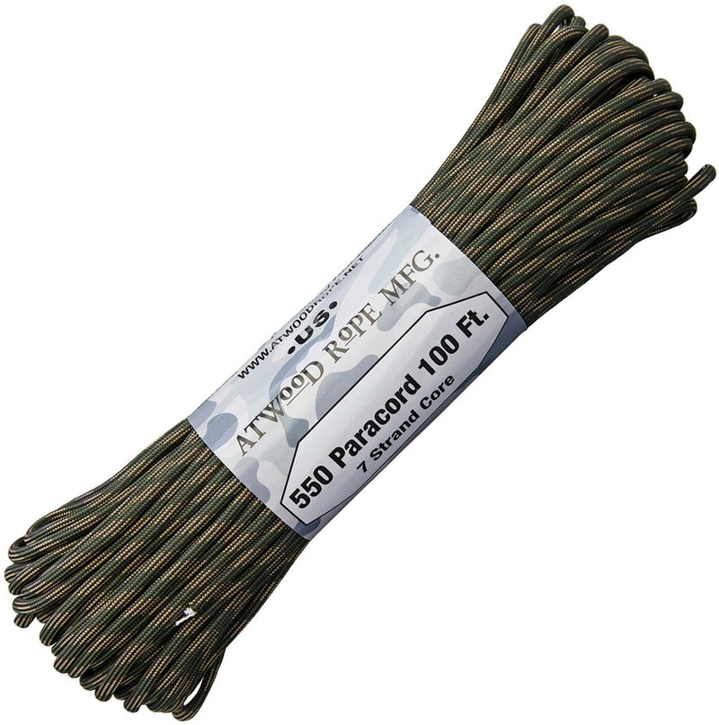 Atwood 550 Parachute Cord Cavalry 100ft RG1244H