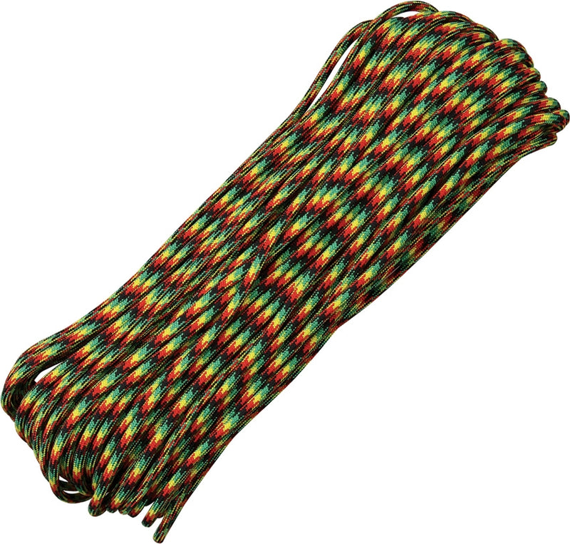 Atwood 550 Parachute Cord Jamaican 100ft RG1076H