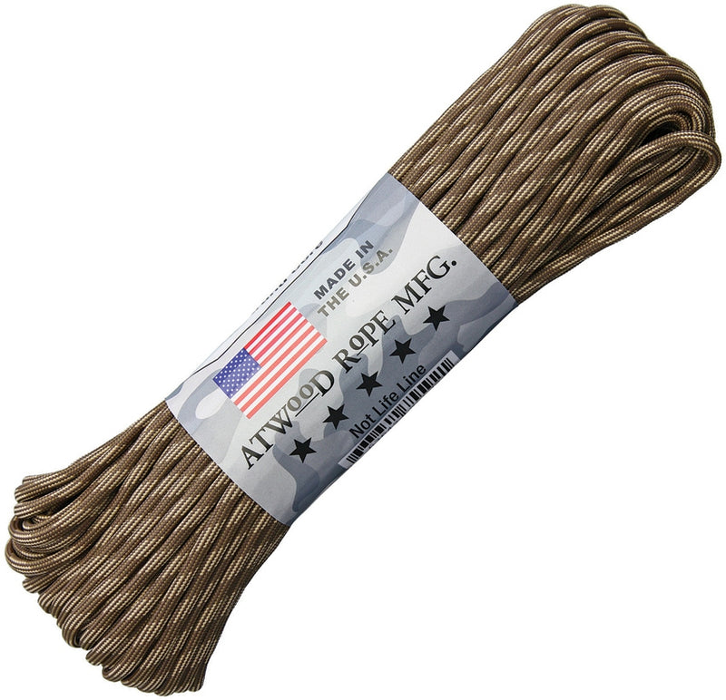 Atwood 550 Parachute Cord Quicksand 100ft RG1245H