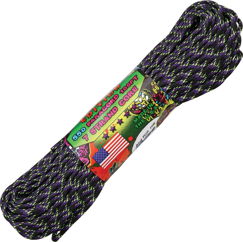 Atwood 550 Parachute Cord Undead Zombie 100ft RG1043H