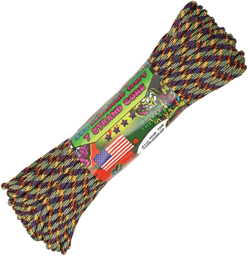 Atwood 550 Parachute Cord Vile 100ft RG1101H