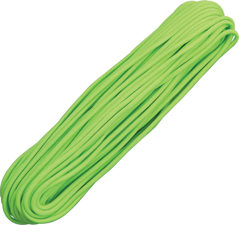 Atwood 550 Parachute Cord Neon Green 100Ft