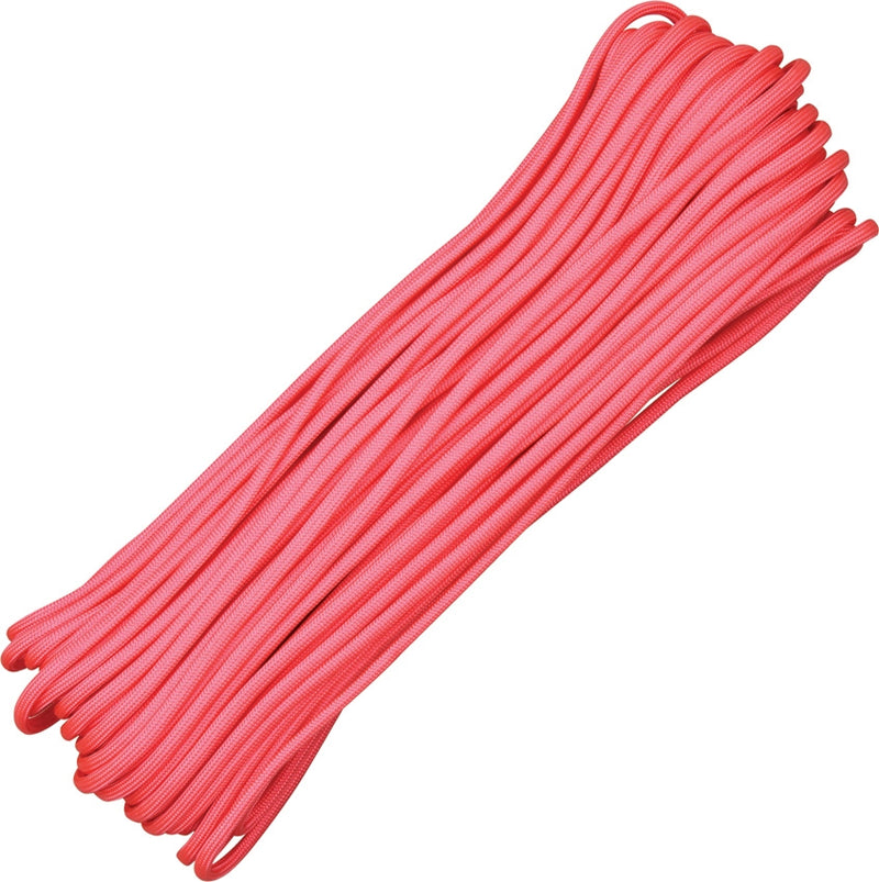 Atwood 550 Parachute Cord Pink 100 Ft