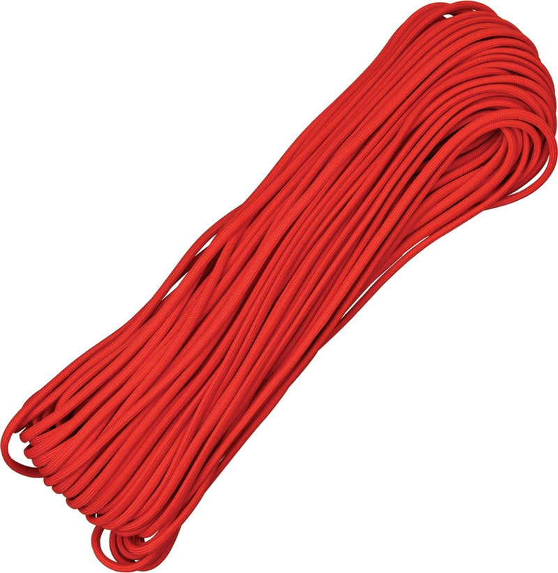 Atwood 550 Parachute Cord Red 100 ft