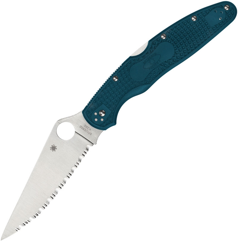 Spyderco Police 4 K390 Serrated C07FS4K390