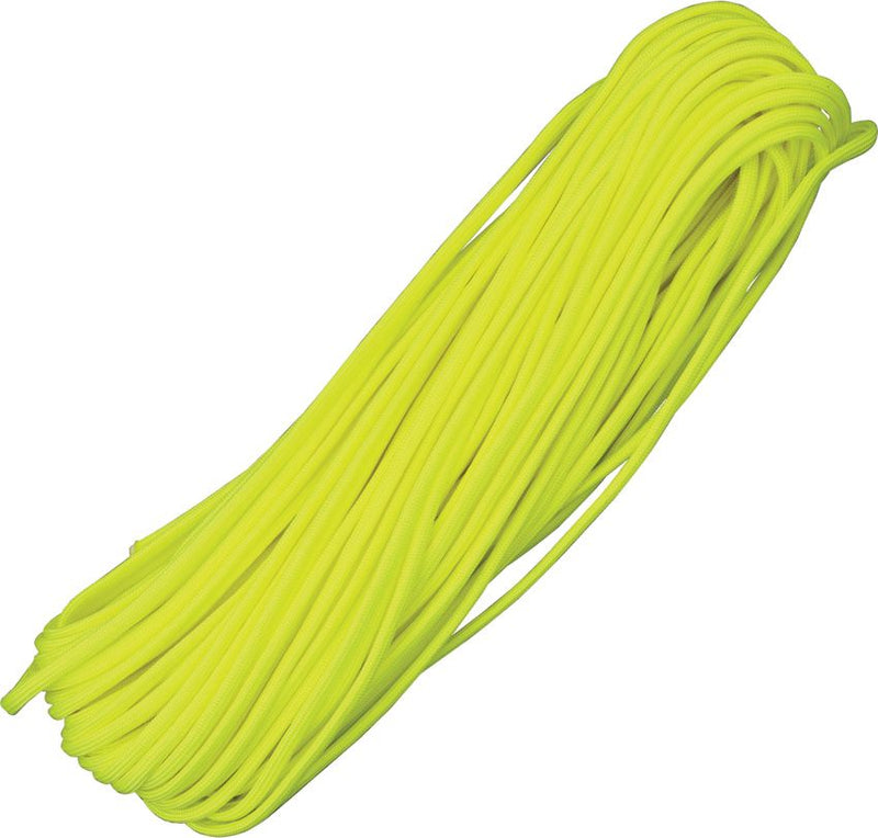 Atwood 550 Parachute Cord Neon Yellow 100ft RG1012H