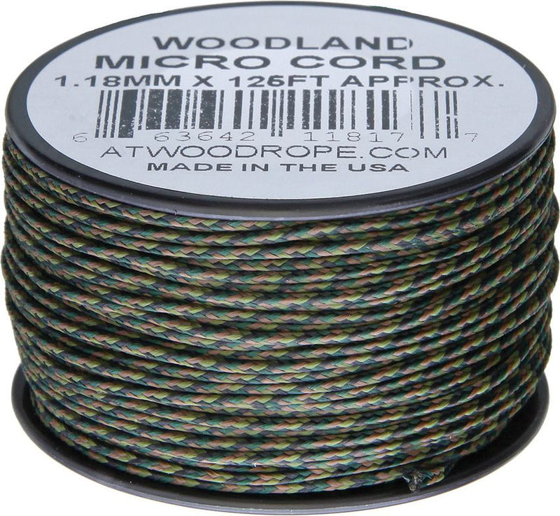 Atwood Micro Cord 125ft Woodland