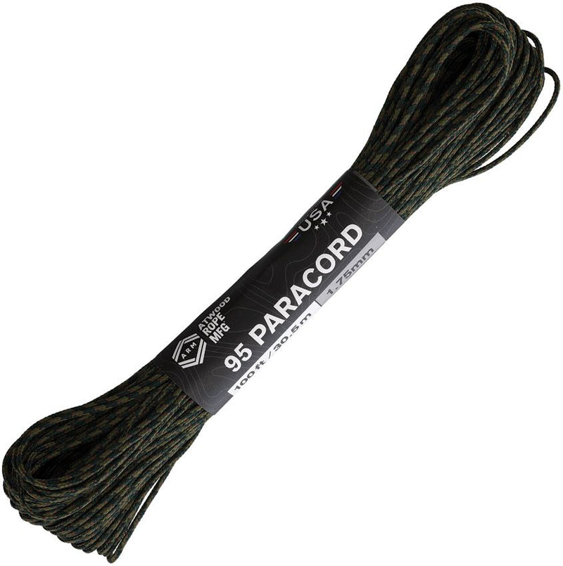 Atwood 95 Parachute Cord Woodland100Ft