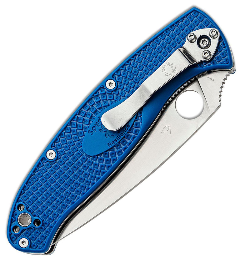 Spyderco Resilience Part Serrated C142PSBL