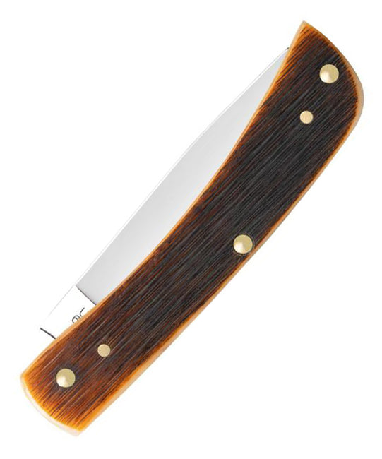 Case Amber Bone Sawcut Jig Sod Buster 17897