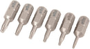 Wiha 6 Piece 1/4 Torx Bit Pack 71570