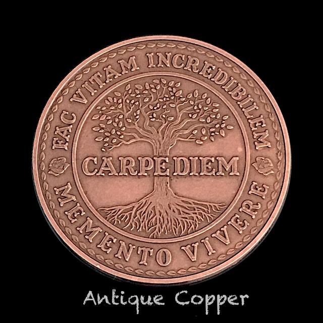 Carpe Diem EDC Momento More Antique Copper CD-COIN-ACU