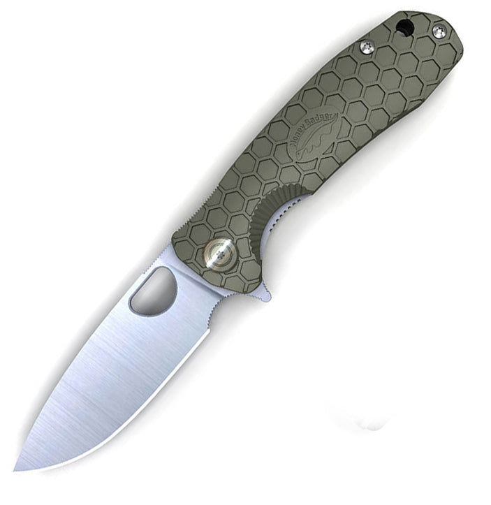 Honey Badger Flipper Large Green HB1003