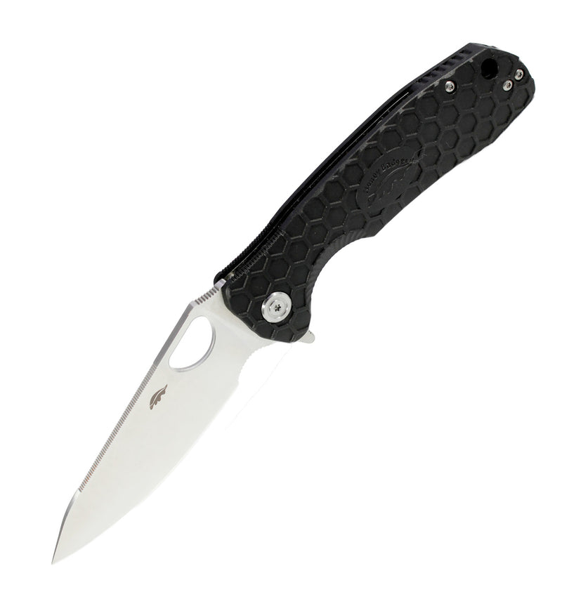 Honey Badger Leaf Large Black HB1288