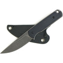 Ferrum Forge Lackey Fixed Blade Black